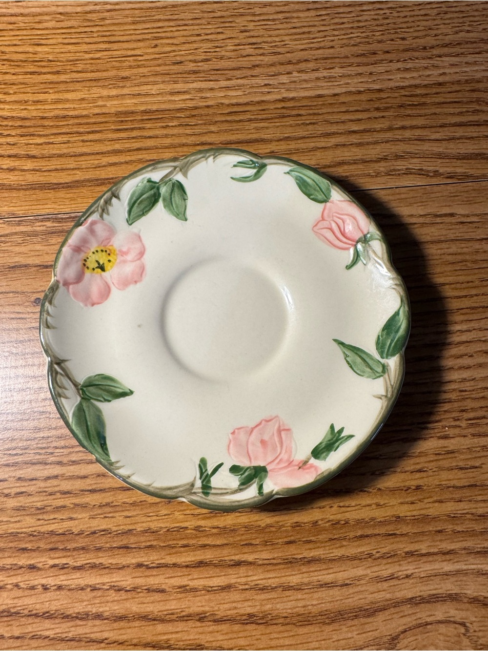 Vintage Franciscan Desert Rose Saucer Lot of 5 plates